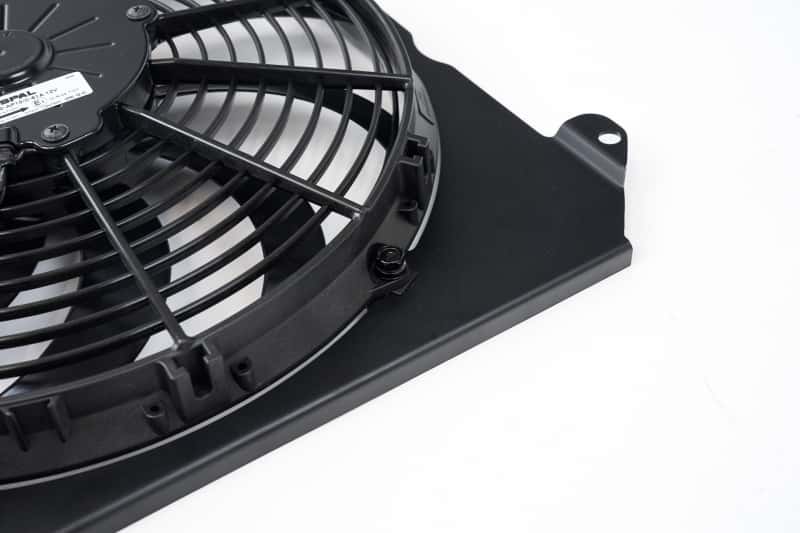 CSF — CSF 92-00 Honda Civic All-Aluminum Fan Shroud w/12in SPAL Fan - Black Finish
CSF Fan & Shroud - view 3