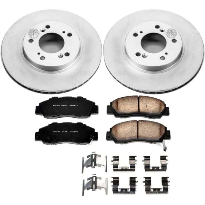 PowerStop — Power Stop 97-01 Acura Integra Front Z17 Evolution Geomet Coated Brake Kit - view 1