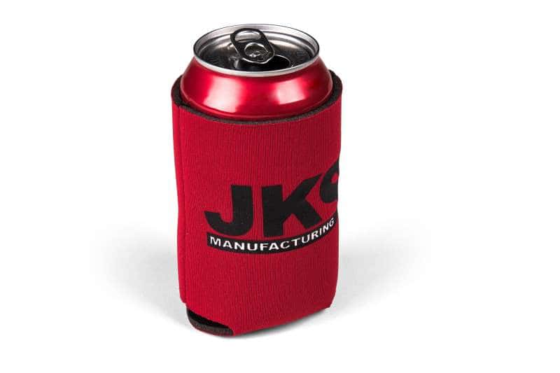 JKS Manufacturing — JKS Manufacturing Koozie - Red
JKS Drink Koozie - view 1