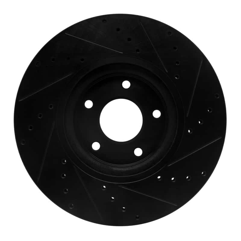 R1 Concepts — R1 07-17 Nissan Juke Front Left Drilled & Slotted Black Brake Rotor
R1 Brake Rotor Drill - view 5