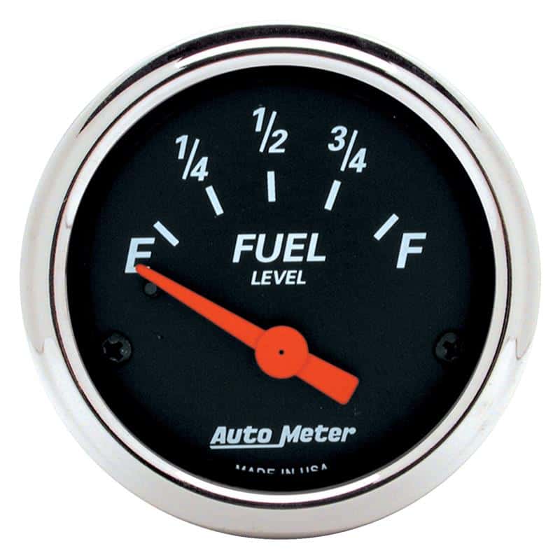 AutoMeter — AutoMeter Gauge Fuel Level 2-1/16in. 0 Ohm(e) to 30 Ohm(f) Elec Designer Black
GA 2" FUEL 0-30 DB - view 1