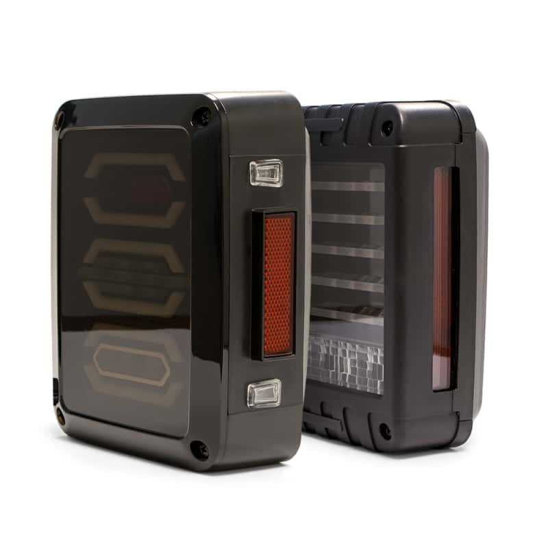 DV8 Offroad — DV8 Offroad 07-18 Jeep Wrangler JK Octagon LED Tail Light
Tail lights - view 1