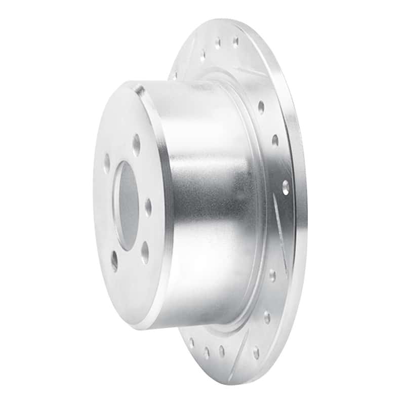 R1 Concepts — R1 88-90 BMW 325IX Rear Left Drilled & Slotted Silver Brake Rotor
R1 Brake Rotor Drill - view 2