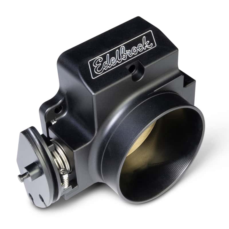 Edelbrock — Edelbrock EFI Throttle Body Pro-Flo XT 90mm Black Mat Anodized Finish - view 6