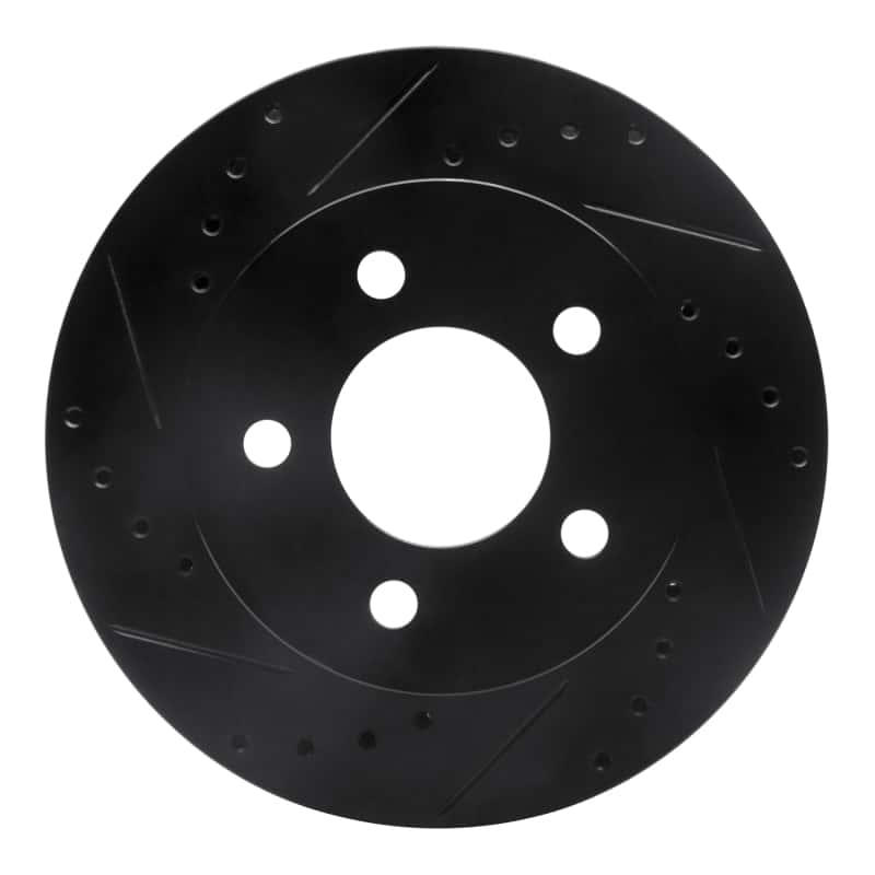 R1 Concepts — R1 91-94 Ford Crown Victoria Front Left Drilled & Slotted Black Brake Rotor
R1 Brake Rotor Drill - view 1