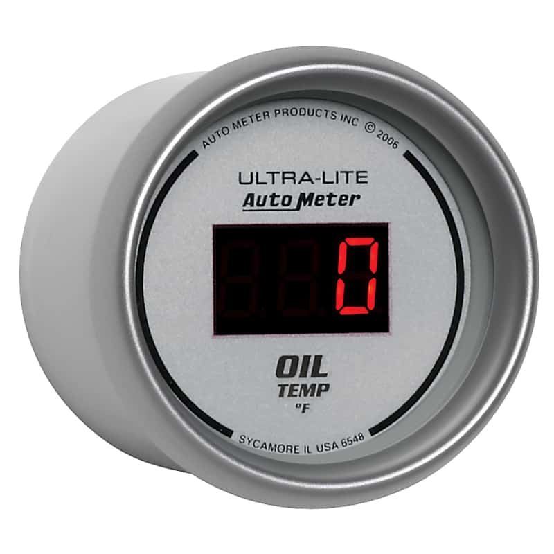 AutoMeter — Autometer Ultra-Lite 52MM 0-340 Deg F Digital Oil Temperature
2-1/16" OIL TEMP, 0- - view 4