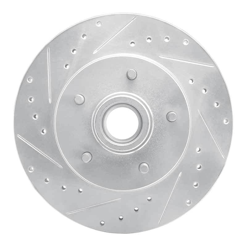 R1 Concepts — R1 1991-1996 Buick Roadmaster Front Left Drilled & Slotted Silver Brake Rotor
R1 Brake Rotor Drill - view 1