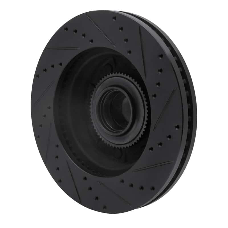 R1 Concepts — R1 08-25 Ford E-350 Super Duty Front Left Drilled & Slotted Black Brake Rotor
R1 Brake Rotor Drill - view 4
