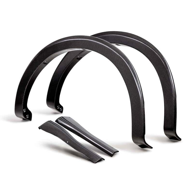 Anderson Composites — Anderson Composites 21-24 Ford F-150 (Non-Raptor) Type-AO Carbon Fiber Rear Fender Flares - view 1