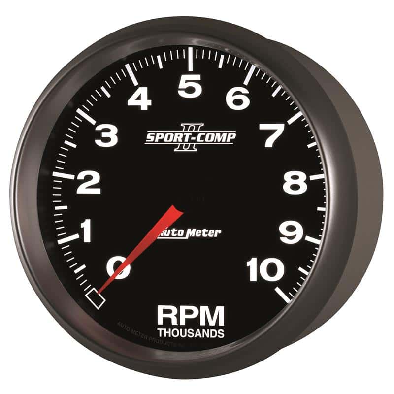 AutoMeter — Autometer Sport-Comp II 5 inch 0-10000 RPM In Dash Tachometer
5" TACH, 10,000 RPM, - view 4
