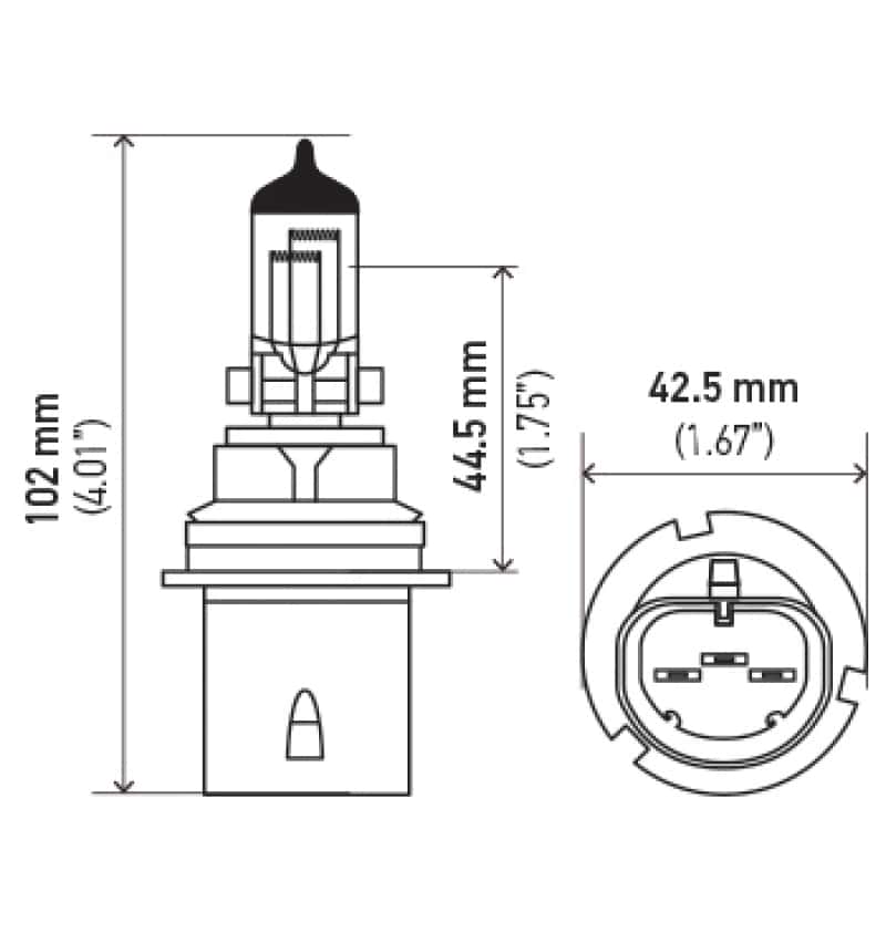 Hella — Hella Bulb HB1 9004 12V 100/80W XEN WHT XB (2)
HB1 Halogen Bulb - view 6