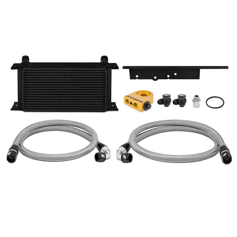 Mishimoto — Mishimoto 03-09 Nissan 350Z / 03-07 Infiniti G35 (Coupe Only) Oil Cooler Kit - Thermostatic Black - view 1