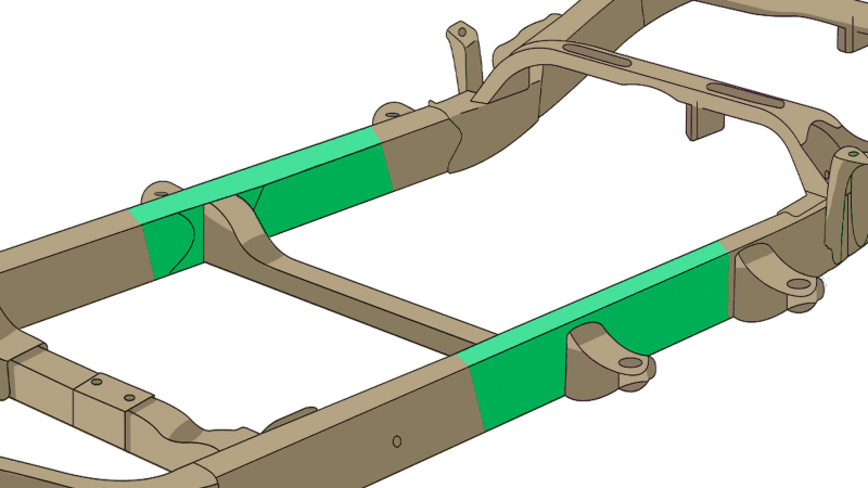 RustBuster — Rust Buster 2007-2013 Chevy Silverado/GMC Sierra Center Frame Repair Kit - Left - view 8