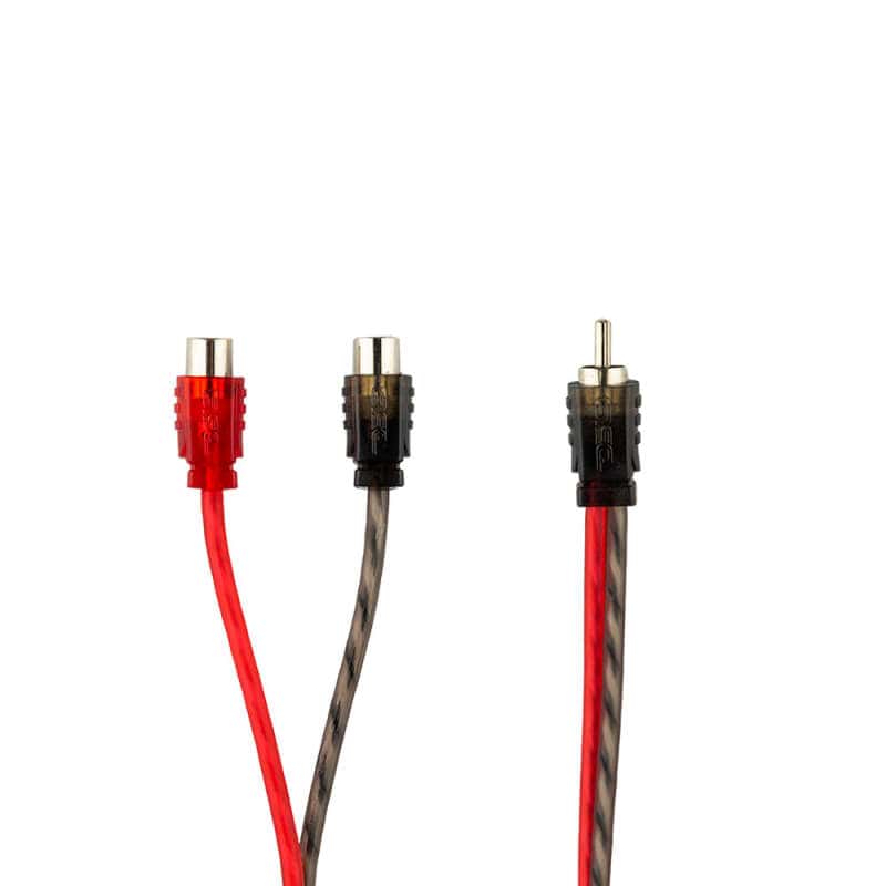 DS18 — DS18 Level 1 RCA Wire Y Connector 1 Male to 2 Female - view 1