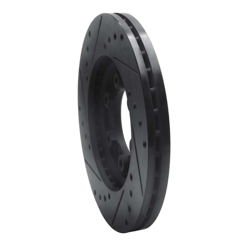 R1 Concepts — R1 92-02 Acura SLX Front Right Drilled & Slotted Black Brake Rotor
R1 Brake Rotor Drill - view 4
