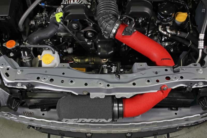 Perrin Performance — PERRIN 22-26 Subaru BRZ / Toyota GR86 Cold Air Intake - Red - view 9