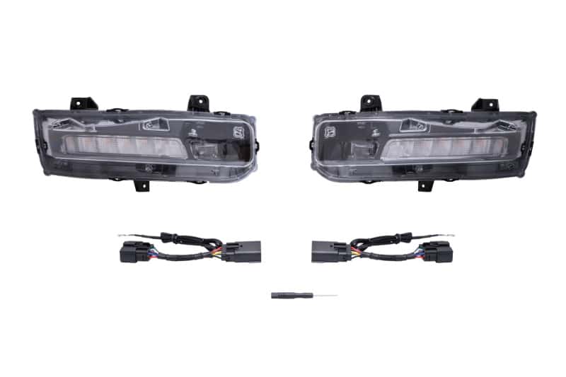 Diode Dynamics — Diode Dynamics Elite Series Combination Fog Lamp for 18-21 Ford Mustang - Yellow (Pair) - view 1