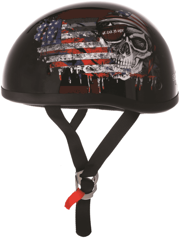 Bikers Choice — Skid Lids Live To Ride Original Helmet - XS - view 2