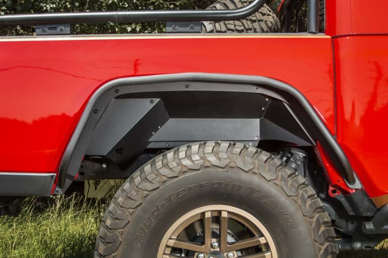 Rugged Ridge — Rugged Ridge Inner Fender Liners Rear Aluminum Black 20-21 Jeep Gladiator JT
OFFROAD_FENDERFLARES
Fender Liner - view 2