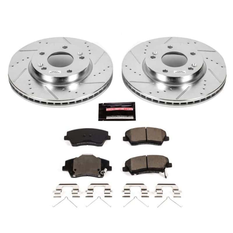 PowerStop — Power Stop 17-19 Hyundai Elantra Front Z23 Evolution Sport Brake Kit - view 1
