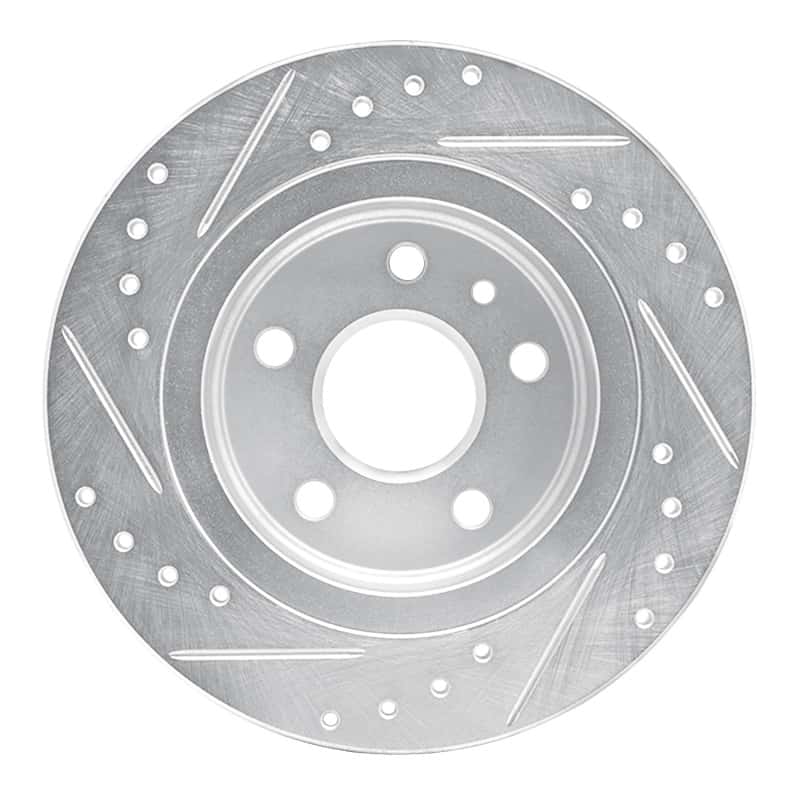 R1 Concepts — R1 11-22 Buick Encore Rear Right Drilled & Slotted Silver Brake Rotor
R1 Brake Rotor Drill - view 5