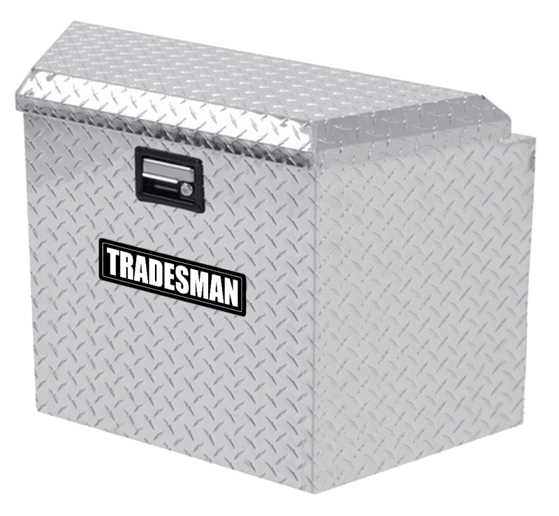 Tradesman — Tradesman Aluminum Trailer Tongue Storage Box (16in.) - Brite - view 1