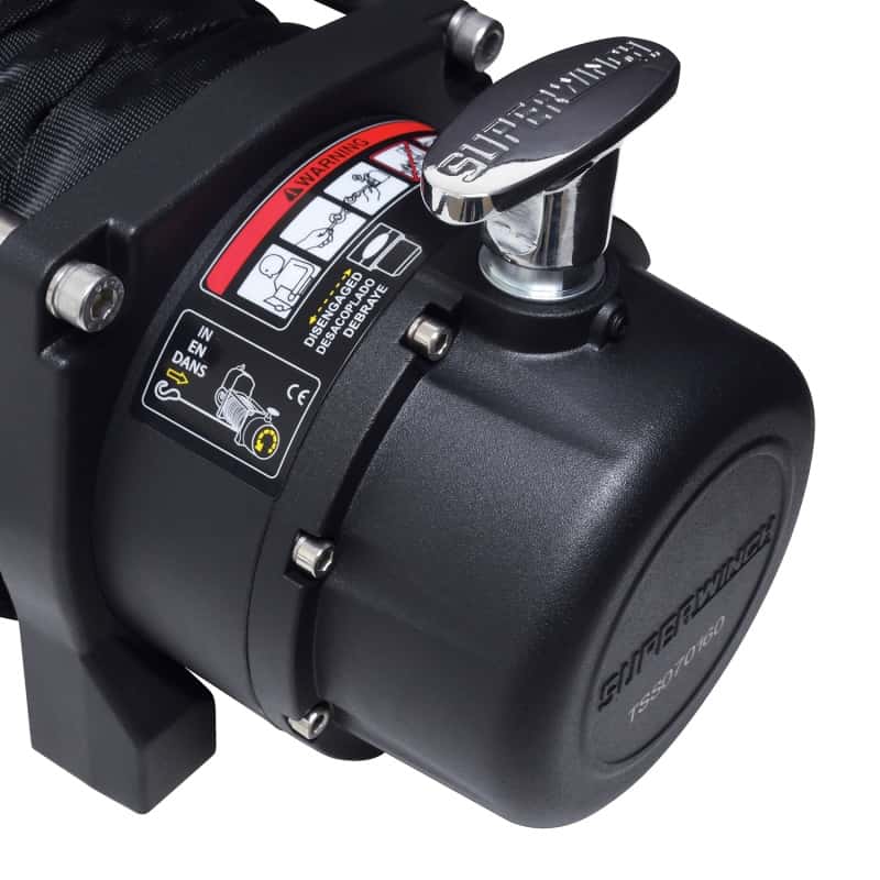 Superwinch — Superwinch 11500 LBS 12V DC 3/8in x 80ft Synthetic Rope Tiger Shark 11500 Winch
Winch - view 7
