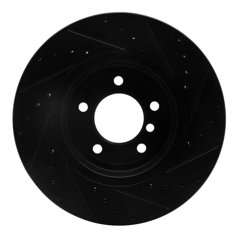 R1 Concepts — R1 01-08 BMW 330I Front Left Drilled & Slotted Black Brake Rotor
R1 Brake Rotor Drill - view 5
