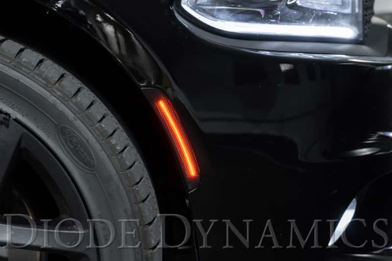 Diode Dynamics — Diode Dynamics 15-21 Dodge Charger LED Sidemarkers - Amber Red (set) - view 2
