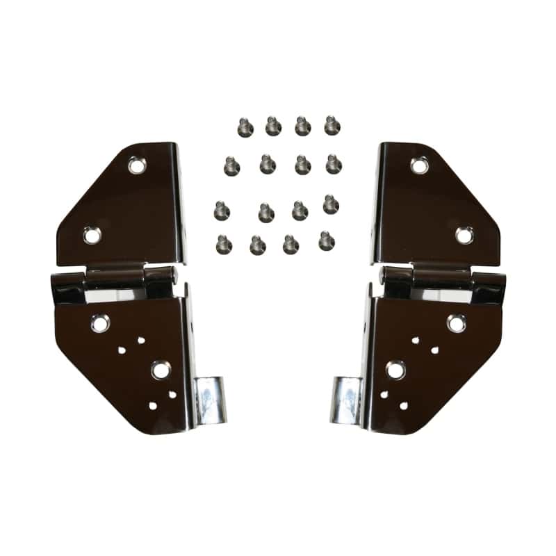 Rugged Ridge — Rugged Ridge 76-95 Jeep CJ / Jeep Wrangler Stainless Steel Windshield Hinges
OFFROAD_EXTERIOR - view 2