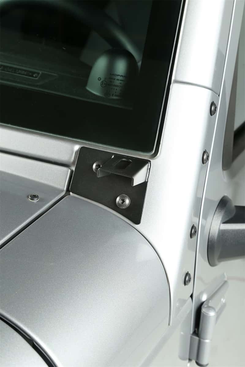 Rugged Ridge — Rugged Ridge 07-18 Jeep Wrangler JK Textured Black Windshield Aux. Light Mounting Brackets
OrdRacingLampMnt
OFFROAD_LIGHTING - view 4