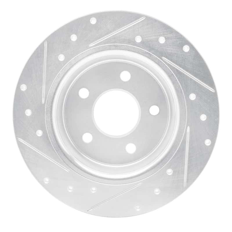 R1 Concepts — R1 20-25 Chrysler Pacifica Rear Right Drilled & Slotted Silver Brake Rotor
R1 Brake Rotor Drill - view 5