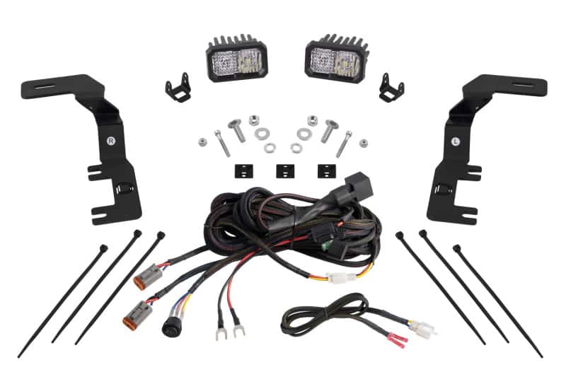 Diode Dynamics — Diode Dynamics 2023+ Chevrolet Colorado Stage Series Ditch Light Kit C2 Sport White Combo - view 1