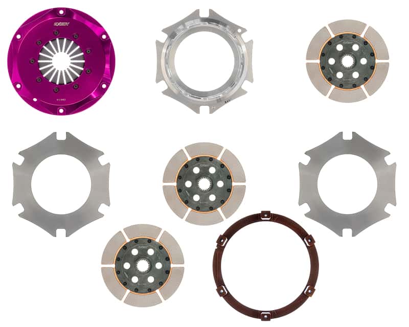 Exedy — Exedy Universal Builder Series Triple Metallic Clutch Does NOT Incl FW Req. Custom Clutch Actuation
Hyper Builder Series - view 4