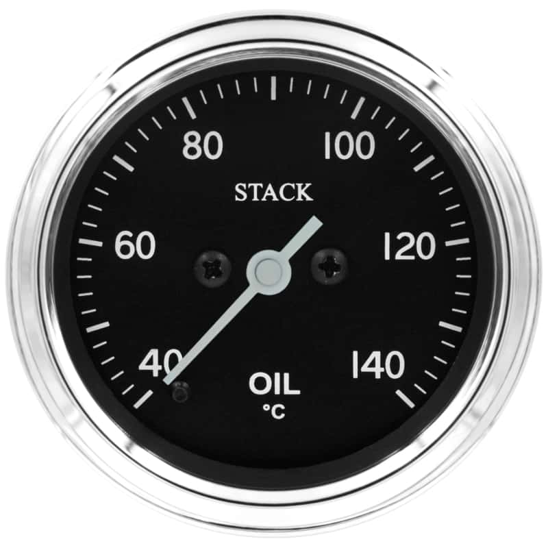 AutoMeter — Autometer Stack 52mm 40-140 Deg C 1/8in NPTF Male Pro Stepper Motor Oil Temp Gauge - Classic
Ga OT Stpr 140C Clsc - view 1
