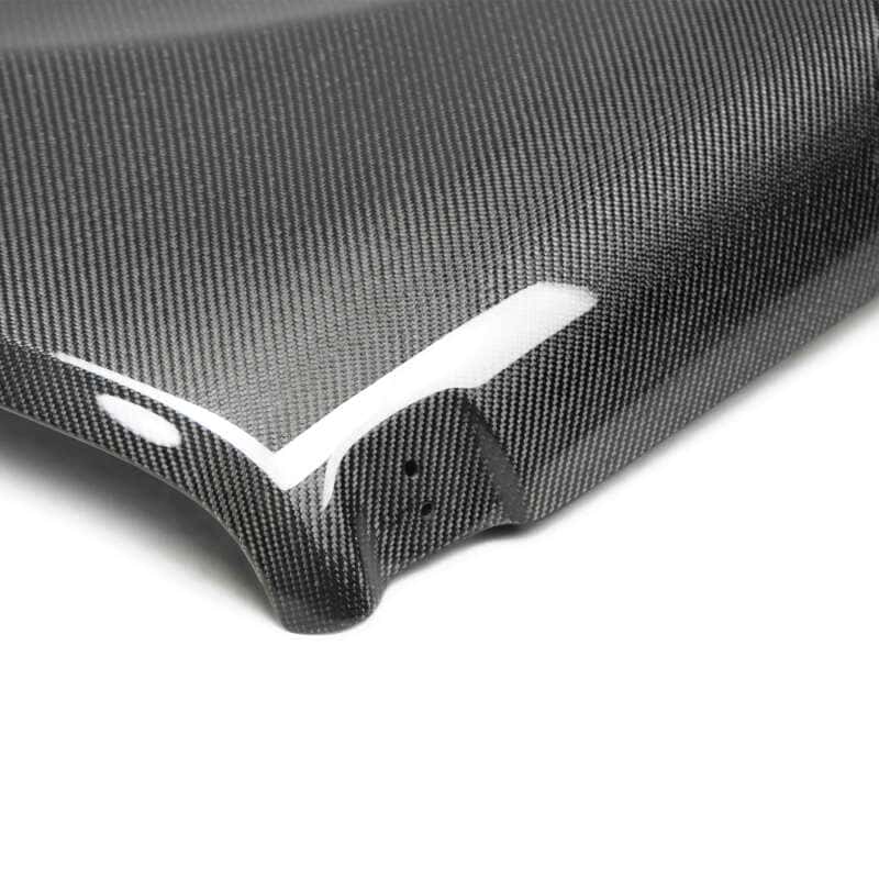 Anderson Composites — Anderson Composites 19-20 Jeep Wrangler Rubicon Type-OE Carbon Fiber Hood - view 3