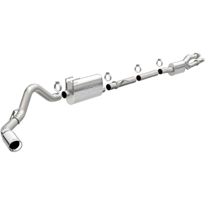 Magnaflow — MagnaFlow 2020 Ford F250/F350 3.5in Street Series Cat-Back Exhaust Rear Passenger Exit-Polished Tip - view 2