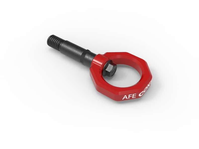 aFe — aFe Control Rear Tow Hook Red 20-21 Toyota GR Supra (A90)
Rear Tow Hook - view 1