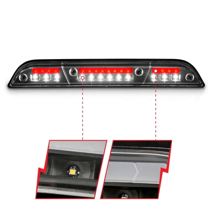ANZO — ANZO 15-20 Ford F-250 - F-550 LED Third Brake Light - Black Housing/Clear Lens
3rdBrkLghtAssy - view 4
