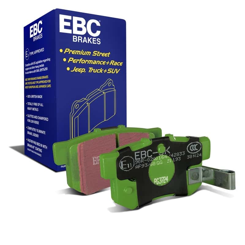 EBC — EBC 97 Acura CL 2.2 Greenstuff Rear Brake Pads
Disc Brake Pad - view 1