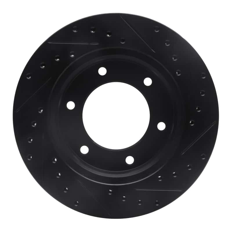 R1 Concepts — R1 01-04 Honda Passport Front Left Drilled & Slotted Black Brake Rotor
R1 Brake Rotor Drill - view 5