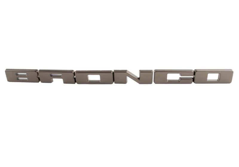 Ford Racing — Ford Racing 2021+ Bronco Grille Lettering Overlay Kit - Bronze
Grille Emblem - view 2