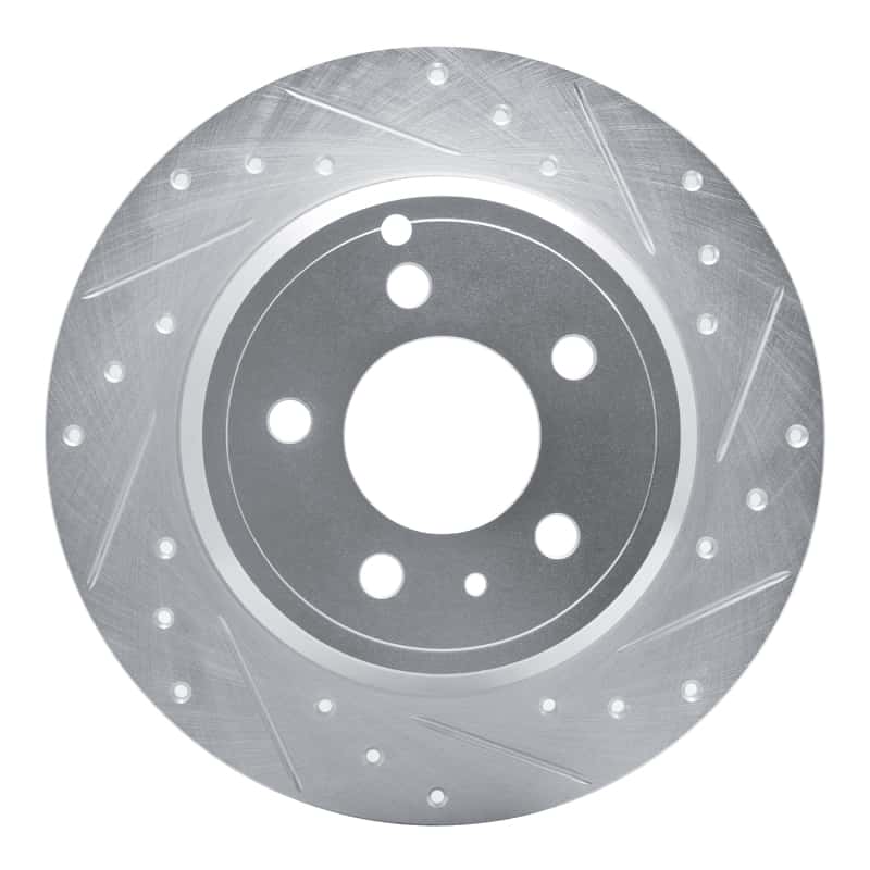 R1 Concepts — R1 96-04 Volvo C70 Rear Right Drilled & Slotted Silver Brake Rotor
R1 Brake Rotor Drill - view 1