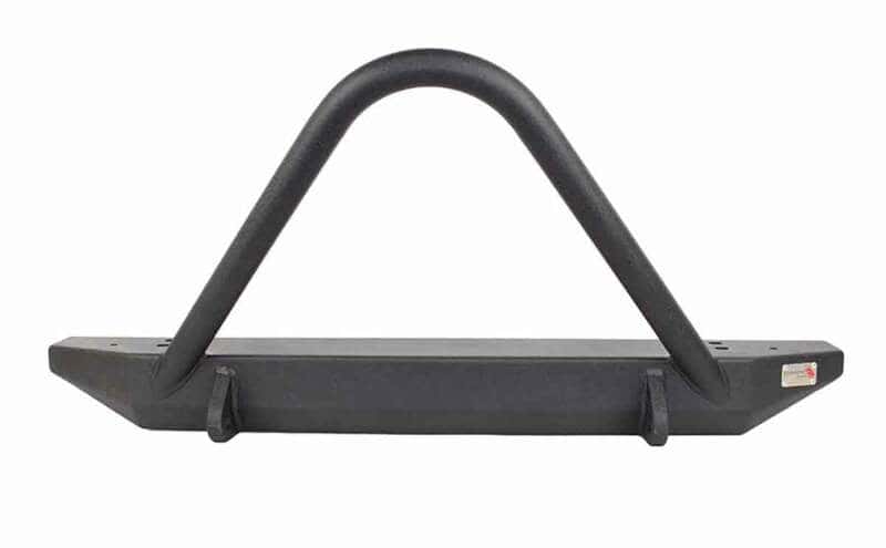 Fishbone Offroad — Fishbone Offroad 97-06 Jeep Wrangler TJ Rubicon Steel Front Bumper W/Stinger - Blk Txtrd Powdercoat - view 1