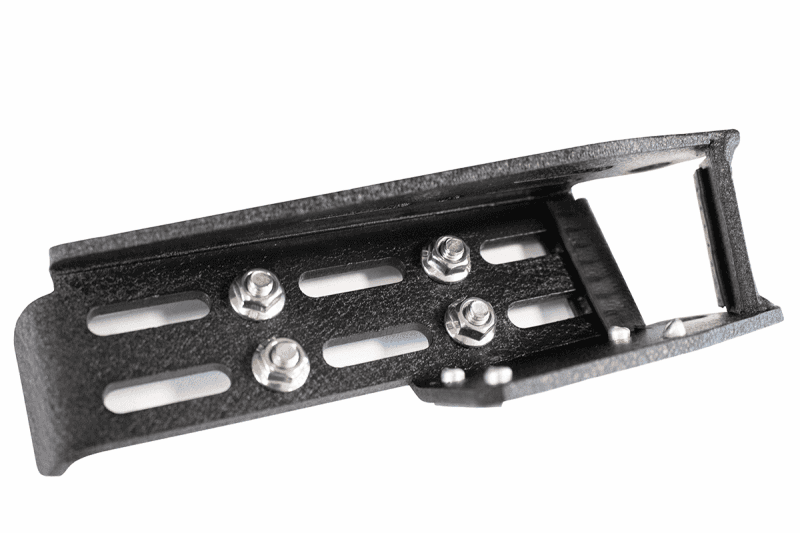 Fishbone Offroad — Fishbone Offroad 2007+ Jeep Wrangler/Gladiator Steel - Black Foot Peg Set - view 4