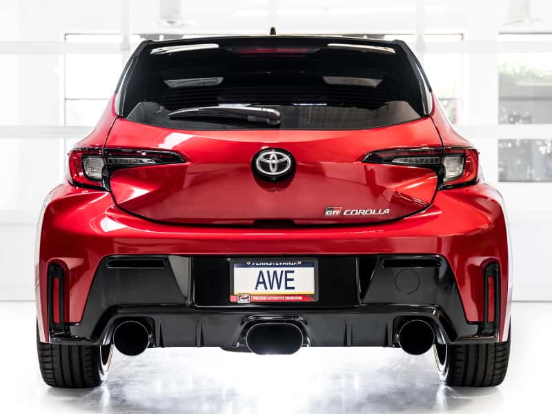AWE Tuning — AWE Tuning 2023+ Toyota GR Corolla Track Edition Exhaust - Diamond Black Tips
Track Catback - view 7