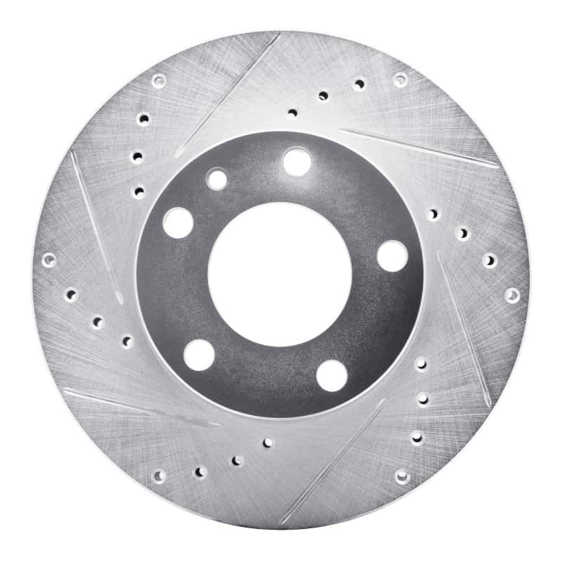 R1 Concepts — R1 82-86 BMW 735I Front Left Drilled & Slotted Silver Brake Rotor
R1 Brake Rotor Drill - view 1