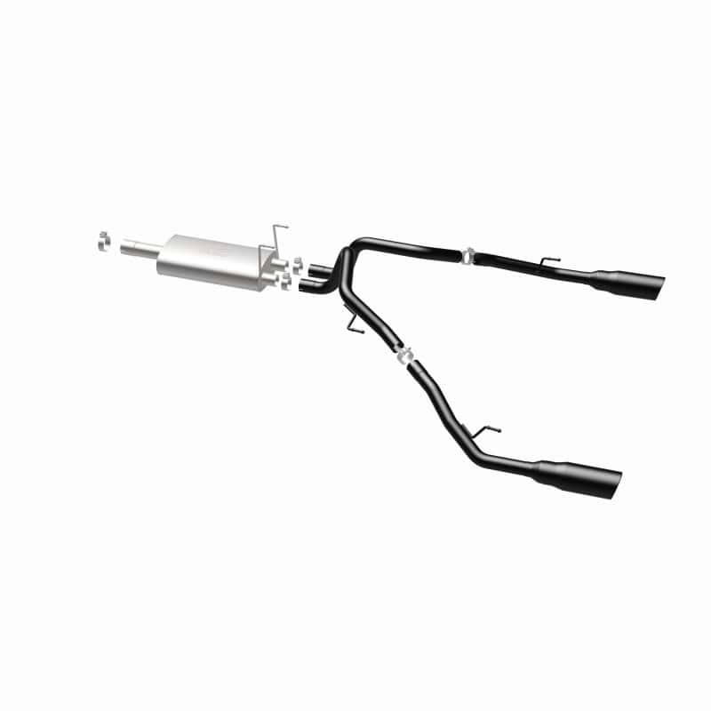 Magnaflow — Magnaflow 09-15 Dodge Ram 1500 V8 Dual Spilt Rear Exit Black Stainless C/B Perf Exhaust
Cat-Back - view 16
