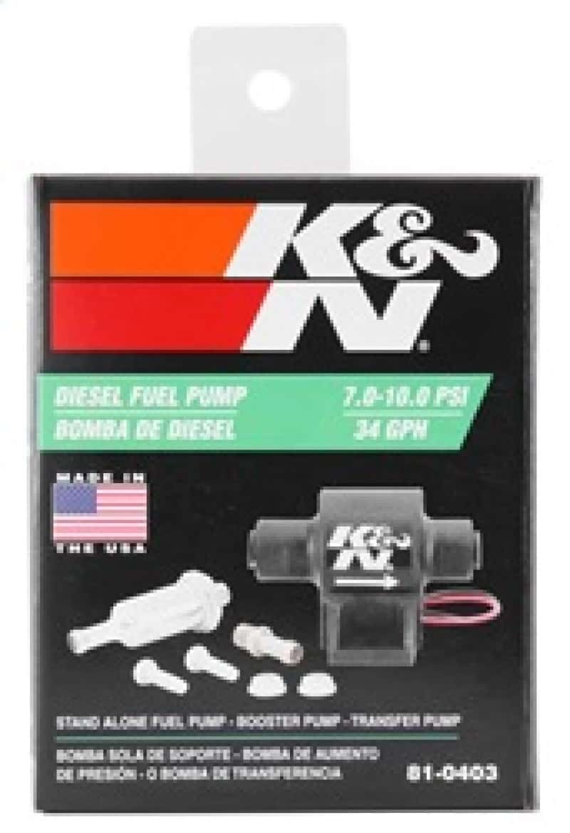 K&N Engineering — K&N Performance Electric Fuel Pump 9-11.5 PSI Diesel - view 7