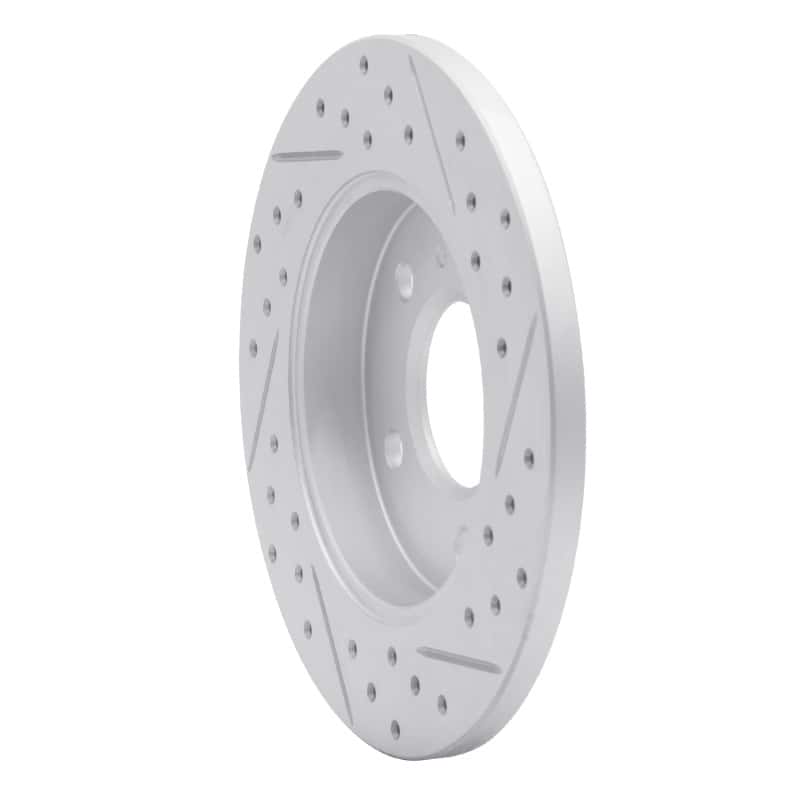 R1 Concepts — R1 04-16 Buick Lacrosse Rear Left Drilled & Slotted Geo-Carbon Rotor - view 4